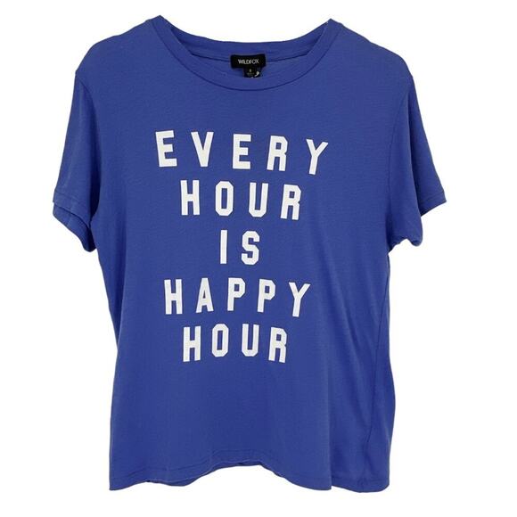 WILDFOX Always Happy Keke Tee S - Picture 1 of 8